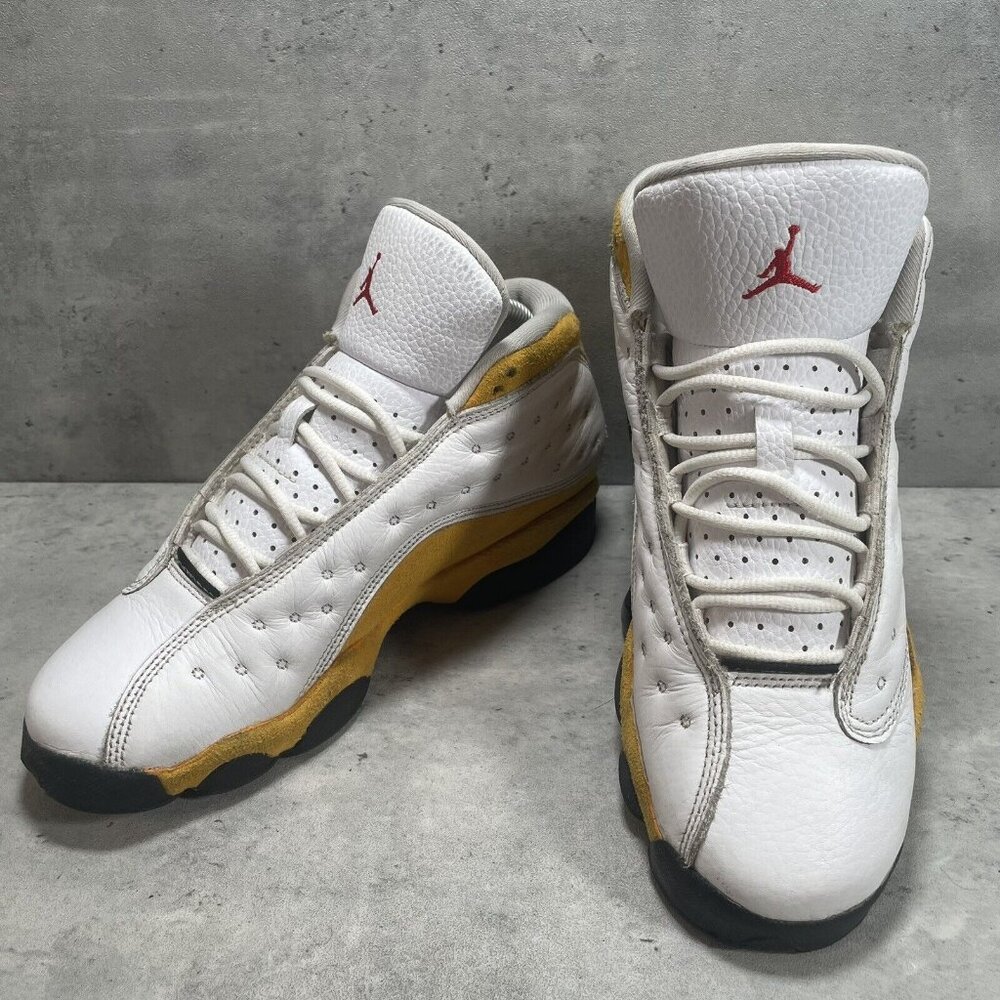 Nike Air Jordan 13 Retro GS DJ3003-167‎ White Del Sol Size 6Y Women’s Sz 7.5